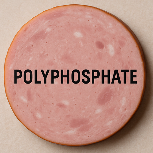 Processed meat with polyphosphate