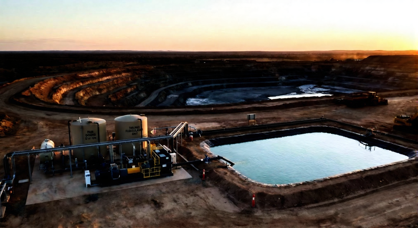 Polyacrylamide PAM for mining wastewater treatment