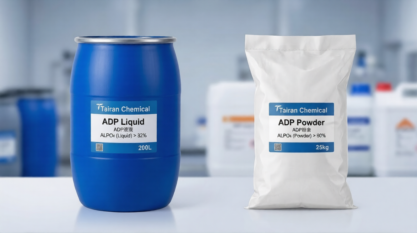 Aluminum dihydrogen phosphate liquid and powder ADP for refractory applications